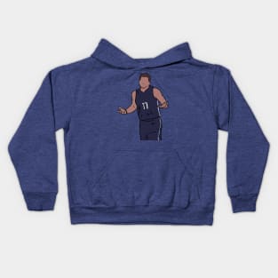 Luka Doncic Shrug Kids Hoodie